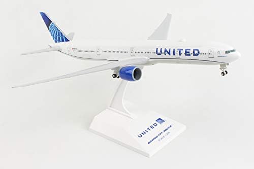 SkyMarks American Airlines Boeing 777-300 1/200 Airplane Model Kit – New Livery Highly Detailed Snap-Fit Collectible with Display Stand for Adult Collectors Ages 14+