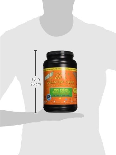 MICROBE-LIFT MLLMPSM Mini Floating Fish Food Pellets for Ponds, Water Gardens, and Fountains, for Small Live Goldfish and Koi, 12 Ounces