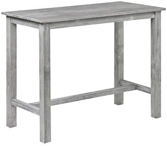 Boraam Sonoma Pub Table - Barnwood Wire-Brush