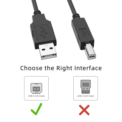 6ft USB Cable PC Laptop Cord for Pioneer TSP-16 Toraiz SP-16 Professional Studio Grade Sampler