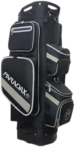 PARADAX A1-1 All-in-One Golf Bag - Cart Built Inside The Bag! | Cart hides Inside The Golf Bag Within Seconds. Push Golf Bag and Cart | Golf Bag and Cart Combo | Golf Bag with Wheels