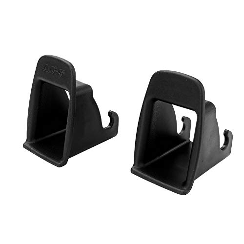 2pcs Car Child Seat ISOFIX Interface Buckle, Black Fixed Guide Groove