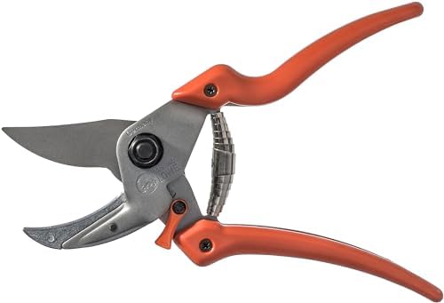 Original LÖWE Profi Anvil Prunner Garden Tools 8.107 with Bypass Geometry | Robust & Sharp Hedge Trimmer | Use as Pruners, Garden Shears, Handheld