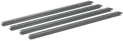 HON File Cabinet Rails for Hanging Files 4-Pack Front-to-Back Metal Hanging File Rails for Lateral Filing Cabinets - Side by Side Drawer File Bars