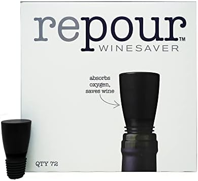Wine Saver - Wine Preserver and Stopper - Removes Harmful Oxygen from your Wine Simply and Effectively - Indigo Blue 4 Pack