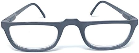 The Felix Rectangle Half Frame Reading Glasses, Unisex Half Rim Readers + 1.50 Dark Tortoise