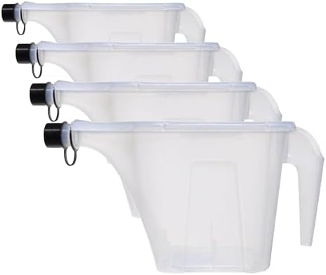 More Birds 3-in-1 Super Tote, 5 lb Capacity Container | Easy Grip Handle & Stackable Design, Portable Seed Holder & Dispenser for Backyard Birding and Wildlife, 100-SF-TOTE