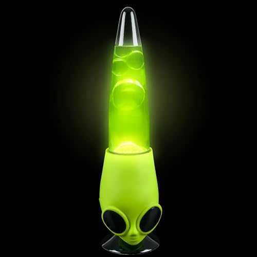 Rhode Island Novelty 13 Inch Alien Head Wax Motion Lamp