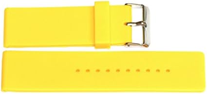 16MM Yellow Rubber Waterproof Sport Diver Watch Band Strap FITS Invicta