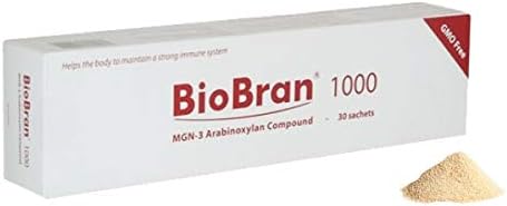 BioBran MGN-3 - Extremely Effective Immune System Booster, from Breaking Down Rice Bran with Enzymes from The Shitake Mushroom (1000 mg