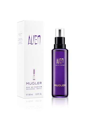 Mugler Alien Eau de Parfum - Long Lasting Floral Woody Womens Perfume | Fragrance With Jasmine, Cashmeran Wood & Amber - Bold Feminine Fragrance Perfect for Daily Wear- Refillable Bottle