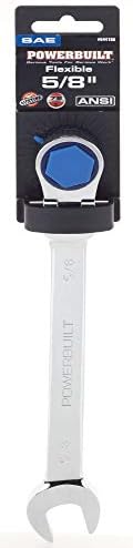 Powerbuilt E10/E12 Ratcheting Double Box-End E-Torx E-Star Wrench, 72-Tooth Ratcheting Wrench with 5-Degree Swing for Tight Spaces - 641760
