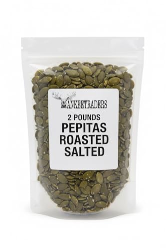 YANKEETRADERS Pepita/Pumpkin Seeds, Roasted & Salted, 2 Lb