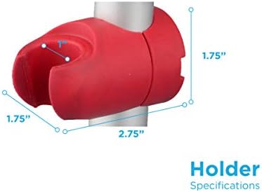 NOVA Handheld Shower Holder Attachment for Bath Seats & Transfer Benches – Universal Mount for Bath Stool, Shower Commode & Chairs, Adjustable