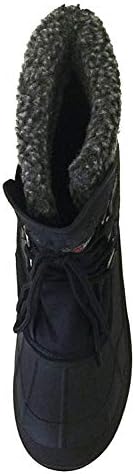 G4U-YC06S Men's Winter Boots Cold Weather Water Repellent Nylon 9" Thermolite Insulated Hiking Duck Warm Snow Shoes