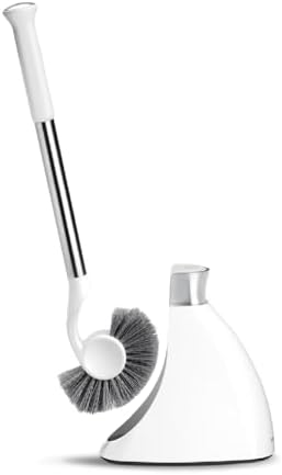 simplehuman Toilet Brush with Caddy Stainless Steel, Black