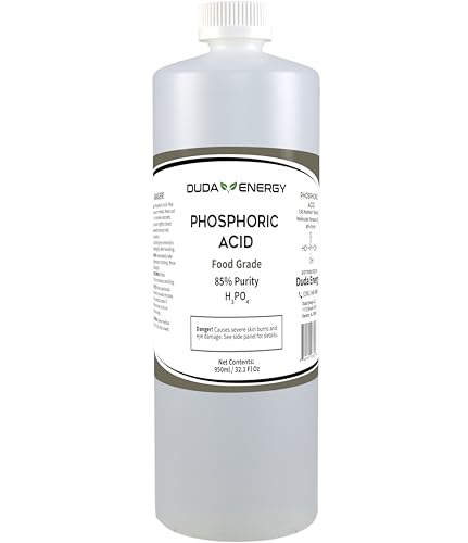 85% Food Grade Phosphoric Acid - Choose from a Variety of Sizes (1 Gallon)