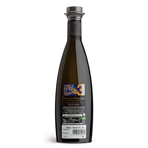 Les Terroirs de Marrakech Organic Olive Oil Extra Virgin, 17 fl oz | Premium Moroccan EVOO for Salads and Bread Dipping, Carbon Neutral, Smooth & Polyphenol-Rich, Trusted By Award-Winning Chefs