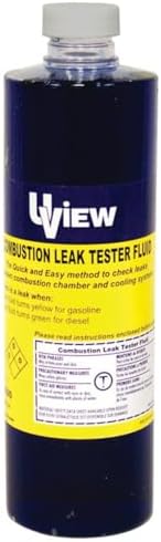UView 560500 Combustion Leak Tester Fluid Replacement, Color Change Indicator, Gasoline and Diesel Compatible, Positive Leak Detection
