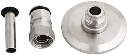 1.5" Tri Clamp Ball Lock homebrew beer conry keg Ball Lock Post SS304 Sanitary Brewer Fitting 50.5mm OD ferrule SS conical fermenter pressure
