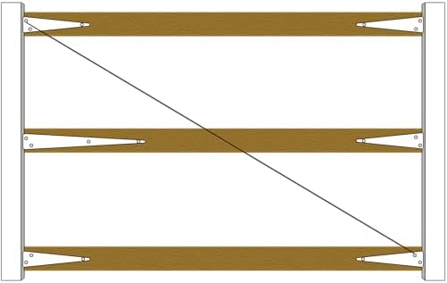 3 Rail Gate Frame Kit (Single Gate from Kit: Up to 10ft in Width)