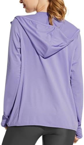 baleaf Women's Sun Protection Hoodie Jacket UPF 50+ Full Zip with Pocket