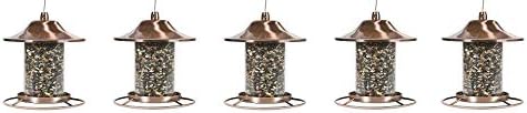 Perky-Pet Copper Panorama Bird Feeder 312C (5-(Pack))