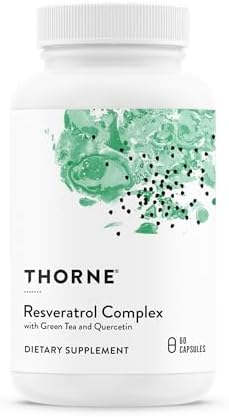 THORNE - Resveratrol Complex - Supports Healthy Aging* - Trans-Resveratrol Supplement with Green Tea