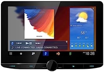 KENWOOD DNR1007XR eXcelon 10.1" High Definition Navigation Car Stereo Receiver with Capacitive Touch Panel