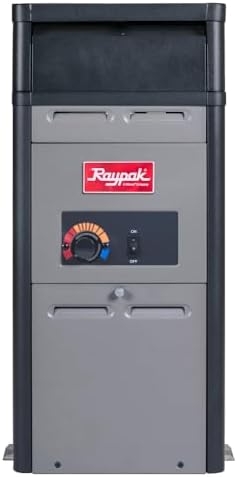 Raypak PR106AENC 105,000 BTU Natural Gas Pool Heater for Above Ground Pool and Spa Elevations 0–4,999 ft (014779)