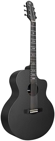 Natasha Carbon Fiber Acoustic Guitar 41-inch Steel-string Guitarra Durable 6-string Guitar