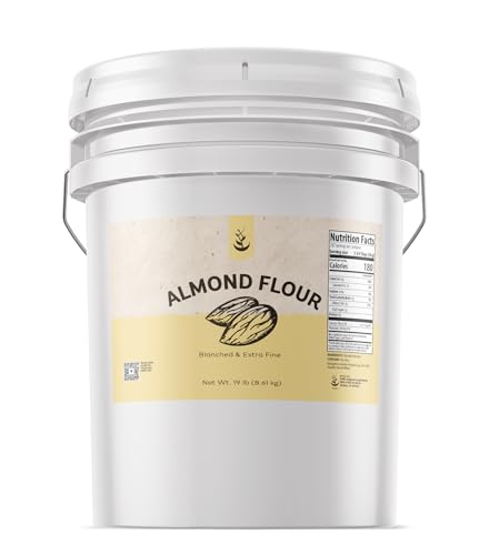 Pure Original Ingredients, Almond Flour, Blanched, Extra Fine, 19 Lb | For baking, cooking, and pantry use
