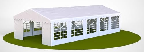 AMERICAN PHOENIX Party Tent 20x20 ft Heavy Duty Canopy Shelter for Wedding Event Fair with Fire Retardant Roof with Sidewalls and Windows White (20x20 - PE)