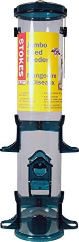 Stokes Select Jumbo Seed Tube Bird Feeder, Assorted,1 Count (Pack of 1),38030