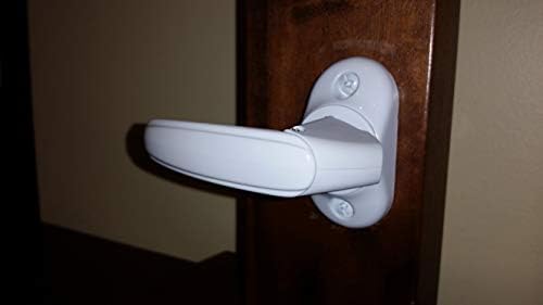 Inside Handle Storm Door Latch White Turn Handle Only