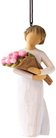 Willow Tree Holy Family, Sculpted Hand-Painted Hanging Ornament | Sentimental Keepsake Gift for Loved Ones, Cast from a Susan Lordi Original Carving, Cast Resin, Ready to Hang