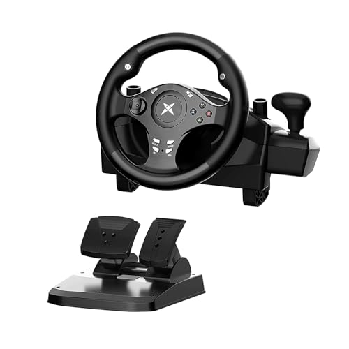 DOYO Gaming Steering Wheel with Pedals for PC, Xbox One, Xbox Series X