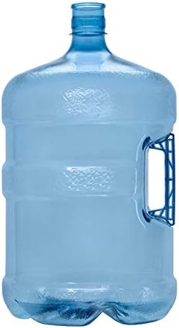 Brio 5 Gallon Plastic Crown Cap Reusable Water Bottle Container