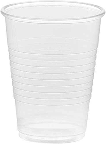 GUSTO 7 oz Clear Plastic Cups [500 Count] Disposable Cold Drinking Cups
