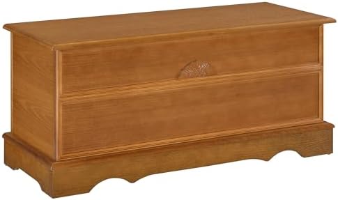 Coaster Home Furnishings - Paula - Wood - Cedar Chest with Storage Trunk, Rectangular Shape and Traditional Style - Bedroom - 40-Inch - Honey - 4695