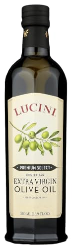 Lucini Extra Virgin Olive Oil, Premium Select, 17-Ounce, Glass Bottle