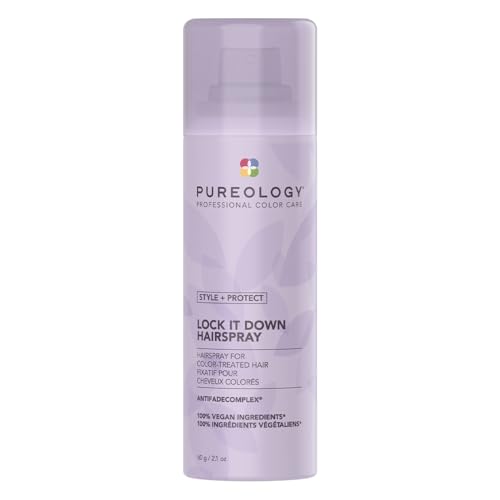 Pureology Style + Protect Lock It Down Hairspray – Maximum Hold, 11 oz