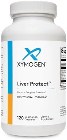 XYMOGEN Liver Protect - Liver Health & Antioxidant Support Supplement* - Milk Thistle, Alpha-Lipoic Acid, NAC & Selenium - Gluten-Free & Vegetarian - 120 Capsules