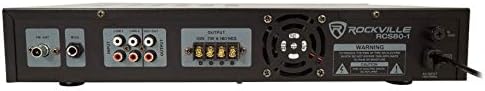 Rockville RCS80-1 60W 70V Commercial Amplifier with Bluetooth Receiver