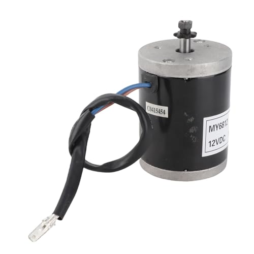 Brushed Motor, MY6812 12V 120W High Speed Small Brush Motor with Belt Pulley Electric Scooter E Accessory