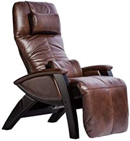 Svago ZGR Plus Zero Gravity Chair (SV395) Vibration Massage Power Recline Memory Foam Pillow Heat Therapy (Chestnut/Black)