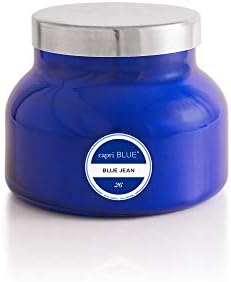Capri Blue Scented Candles - Soy Candle Wax Blend - Jar Candles - Blue Candle Gifts for Women & Men - Luxury Candles for Home Scented with Vanilla, Bergamot & Sandalwood - Havana Vanilla (19 oz)