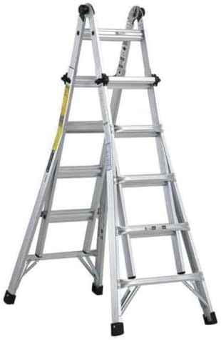 Louisville Ladder 13-Foot Aluminium Multipurpose Ladder, 300-Pound Load Capacity, Type IA, L-2098-13