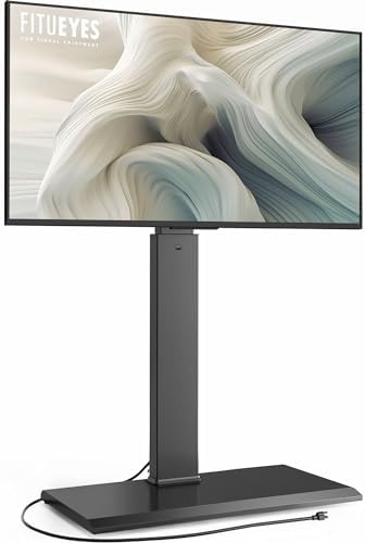 FITUEYES Iron Base Universal Floor TV Stand for 32-65 Inch TVs, Black