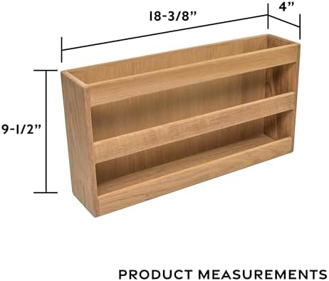 Whitecap Teak Double-Wide Magazine Rack
